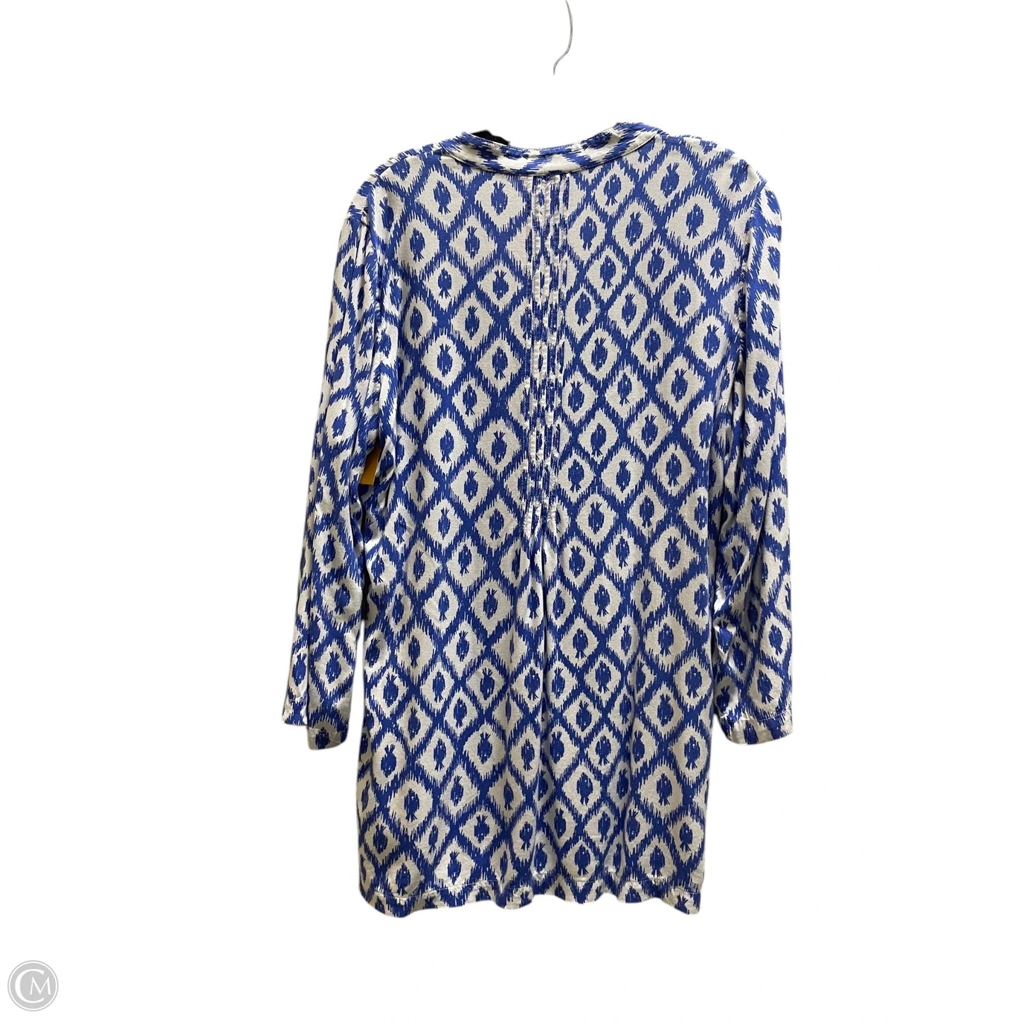 Top Long Sleeve Designer By Lilly Pulitzer In Blue, Size: L