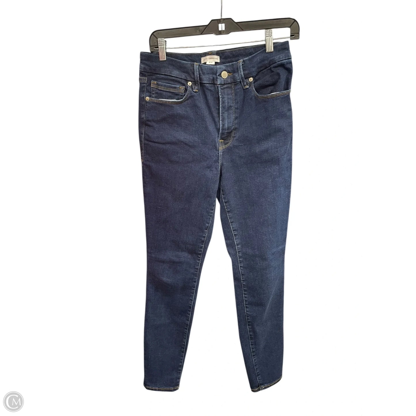 Jeans Skinny By Good American In Blue Denim, Size: 6