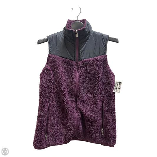 Vest Faux Fur & Sherpa By Columbia In Purple, Size: S