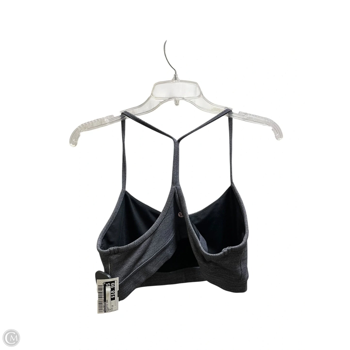 Athletic Bra By Lululemon In Grey, Size: 12