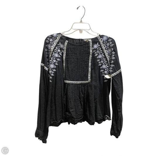 Top Long Sleeve By Clothes Mentor In Black, Size: Xl