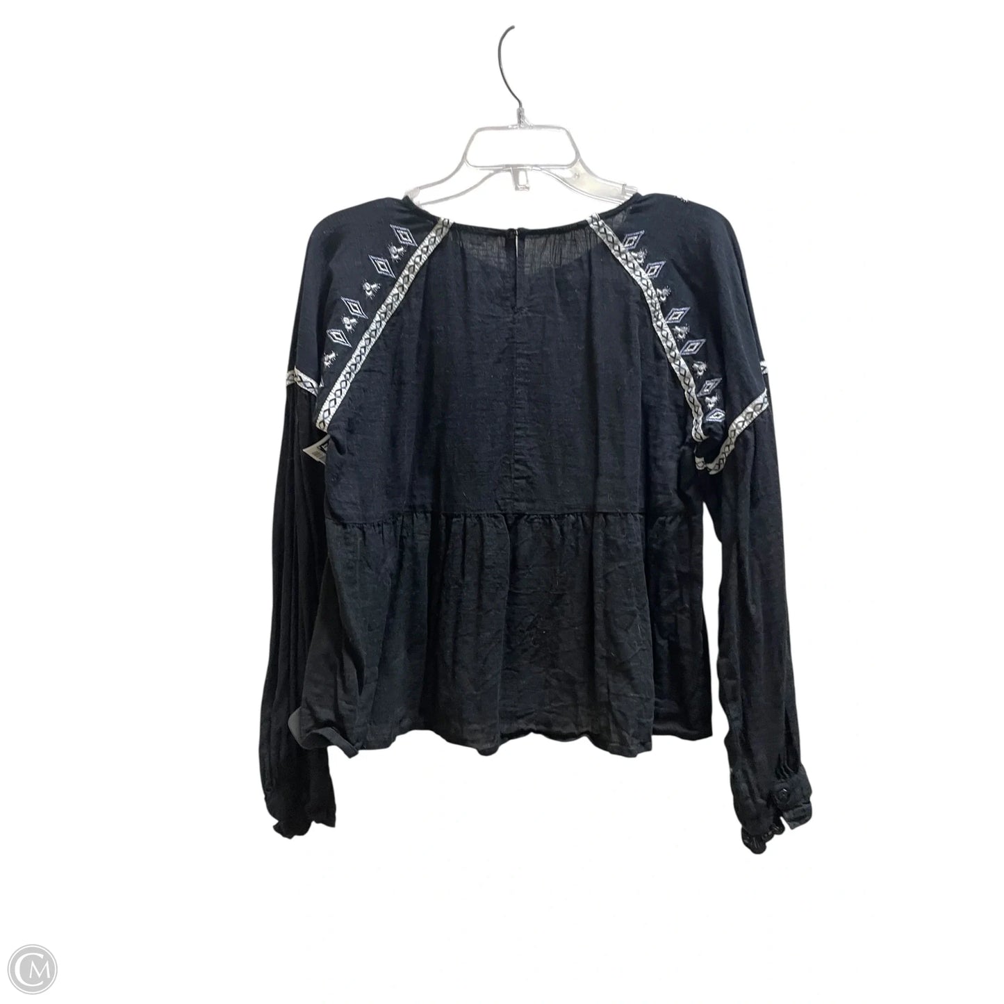 Top Long Sleeve By Clothes Mentor In Black, Size: Xl