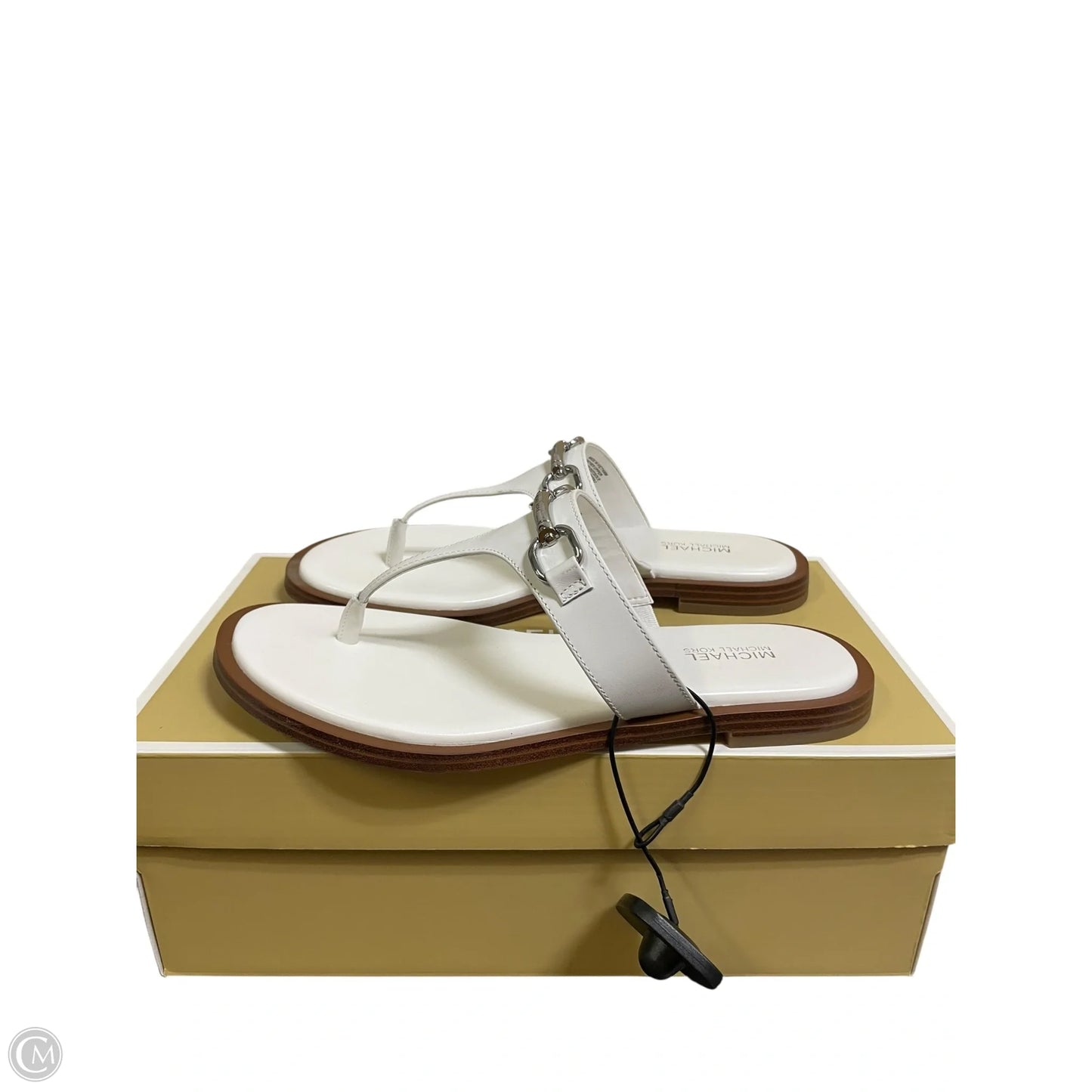 Sandals Designer By Michael Kors In White, Size: 7.5