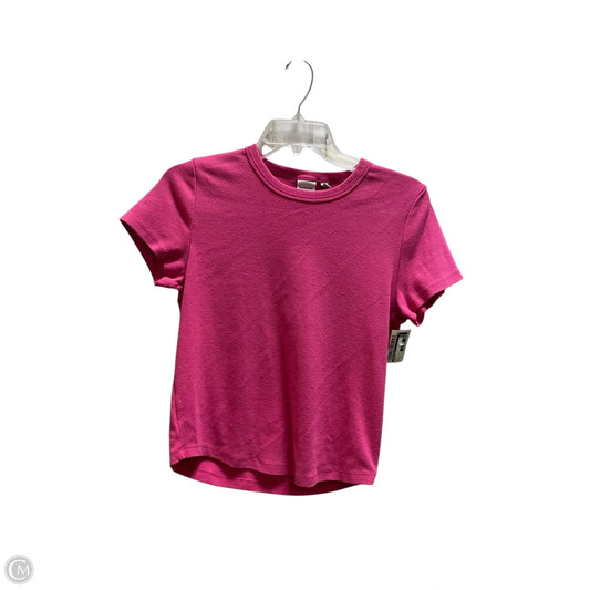 Top Short Sleeve By Sunday Best In Pink, Size: L