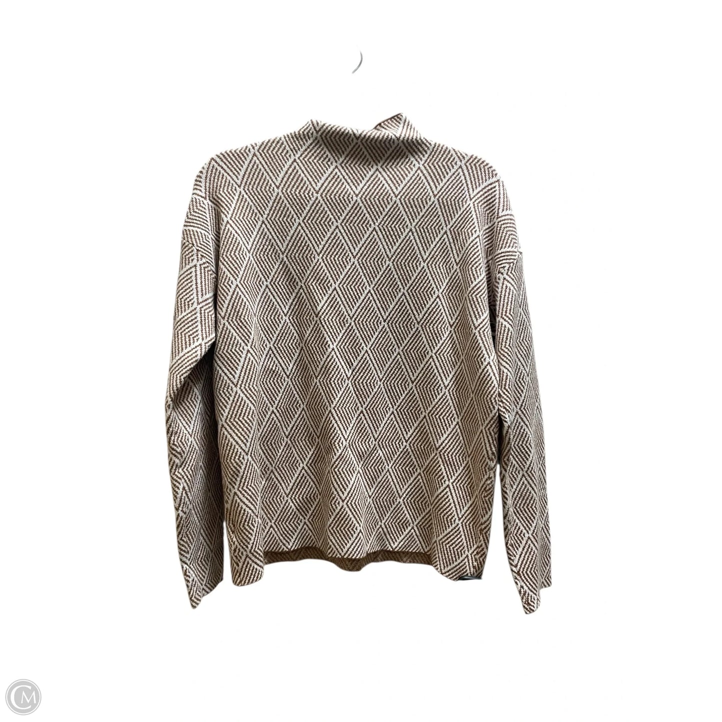 Sweater Designer By Halston In Brown, Size: M