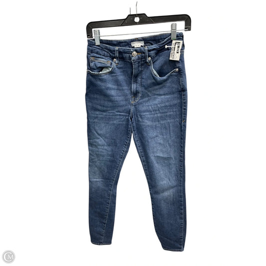 Jeans Skinny By Good American In Blue Denim, Size: 6
