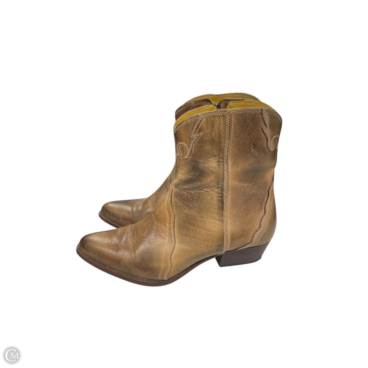 Boots Ankle Flats By Free People In Tan, Size: 9