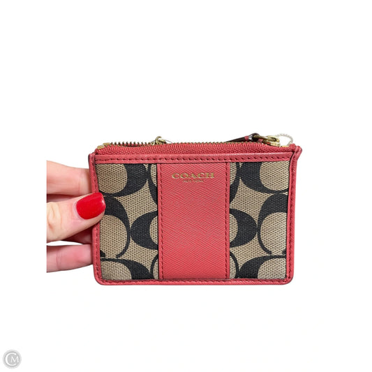 Wallet Designer By Coach, Size: Small