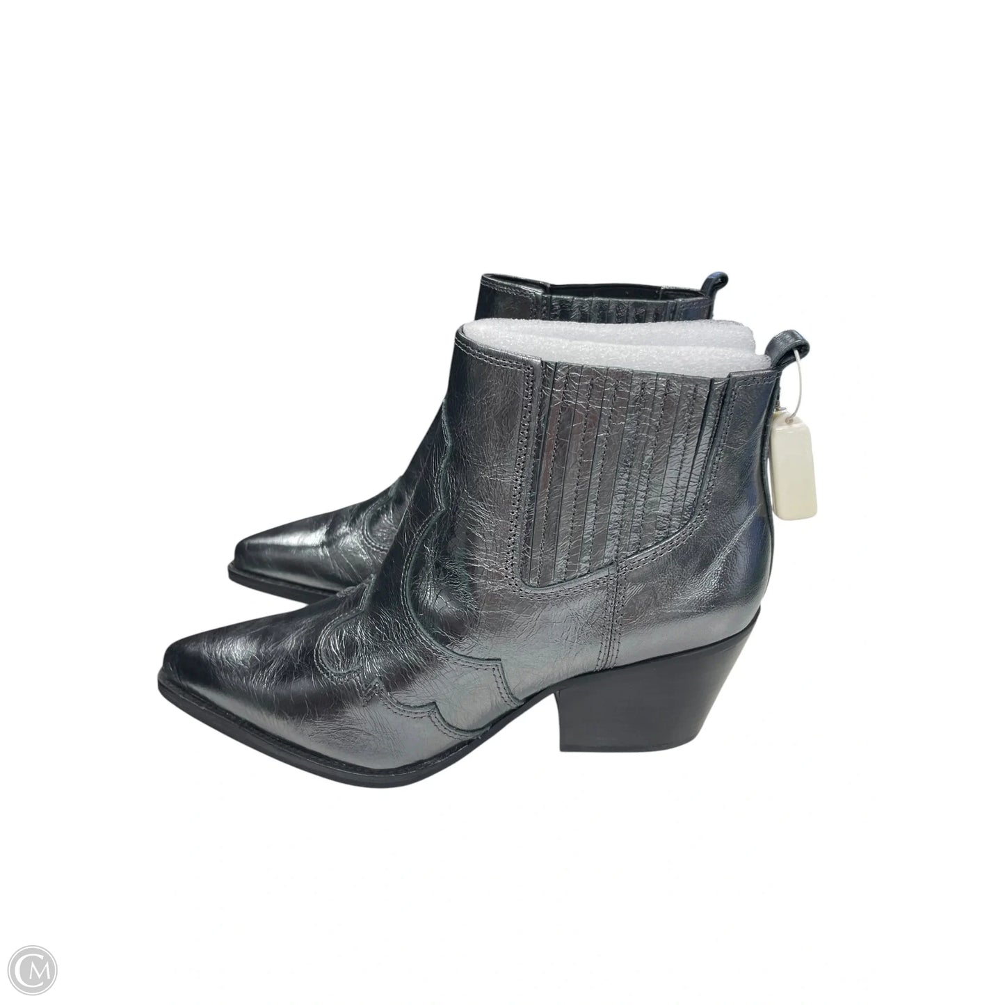 Boots Ankle Flats By Sam Edelman In Silver, Size: 7