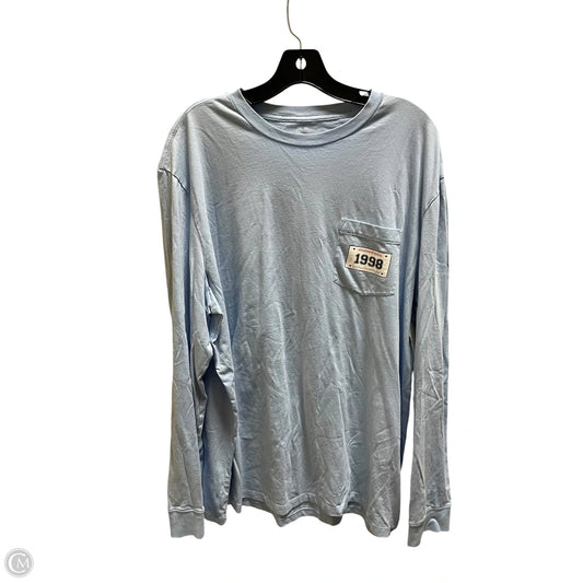 Top Long Sleeve By Vineyard Vines In Blue, Size: Xl