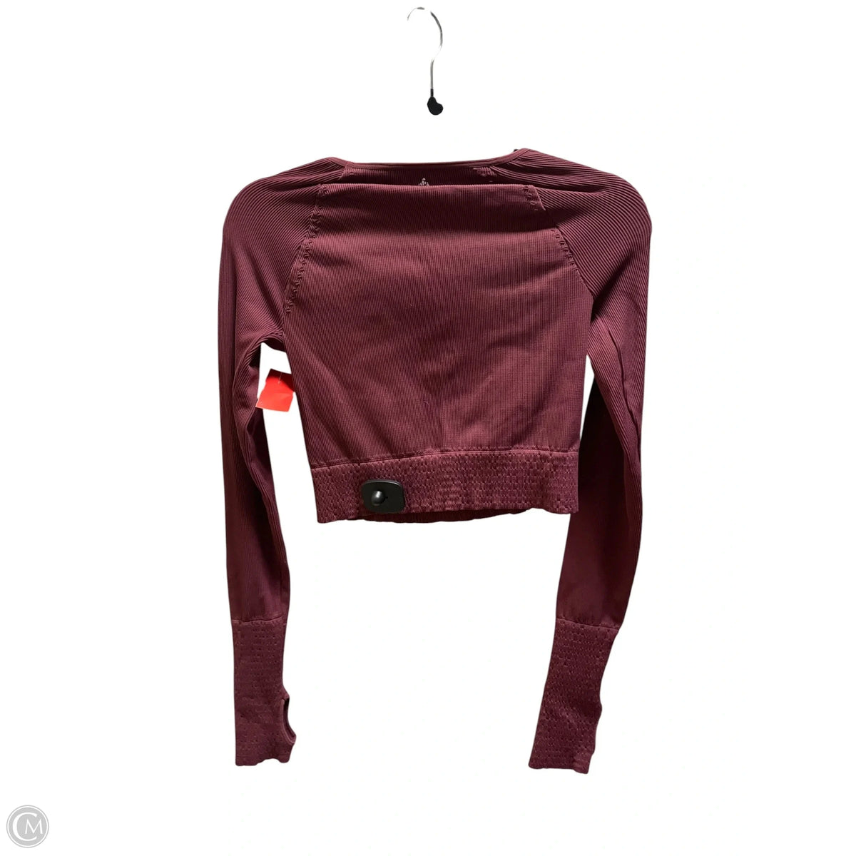 Athletic Top Long Sleeve Crewneck By Free People In Red, Size: Xl