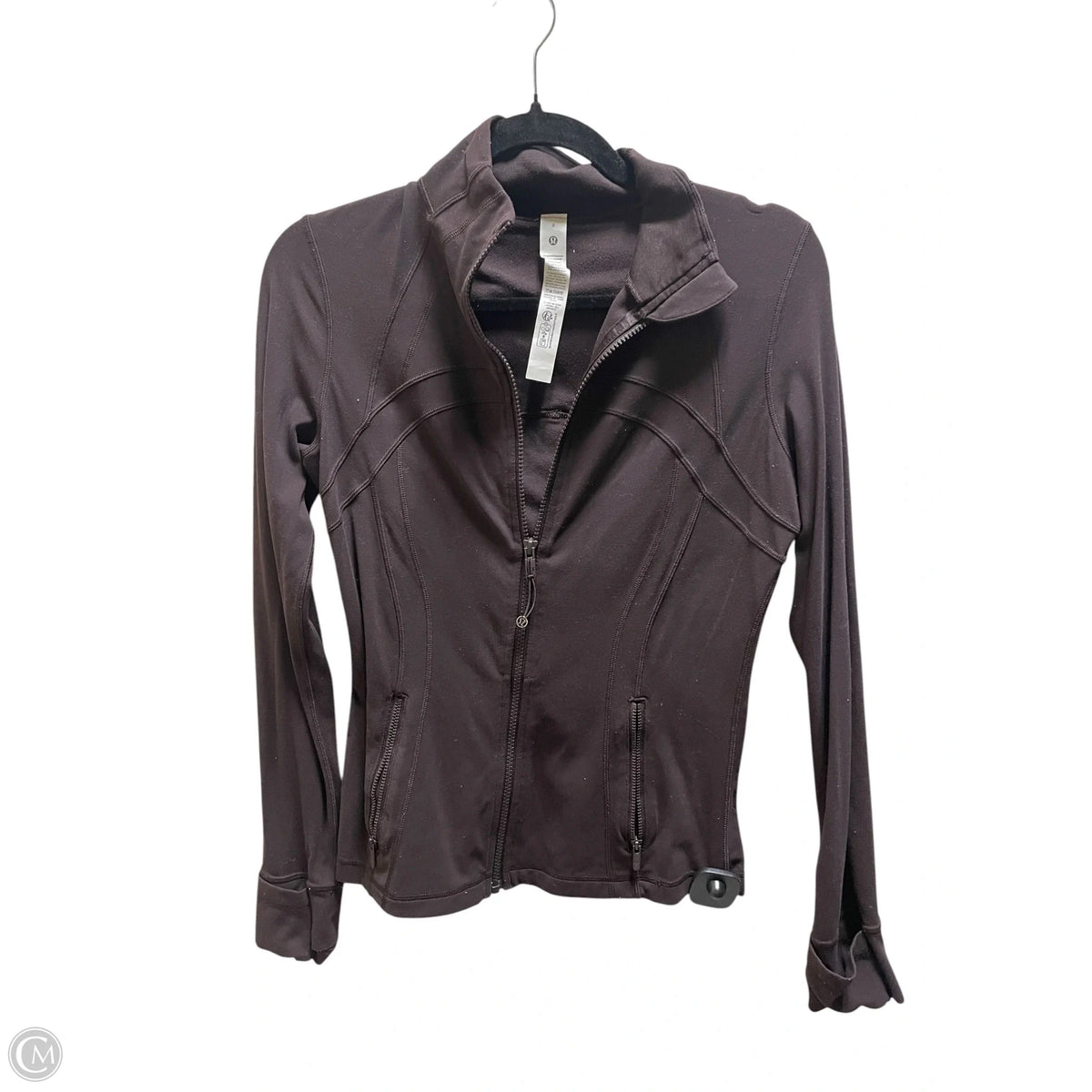 Athletic Jacket By Lululemon In Brown, Size: 8