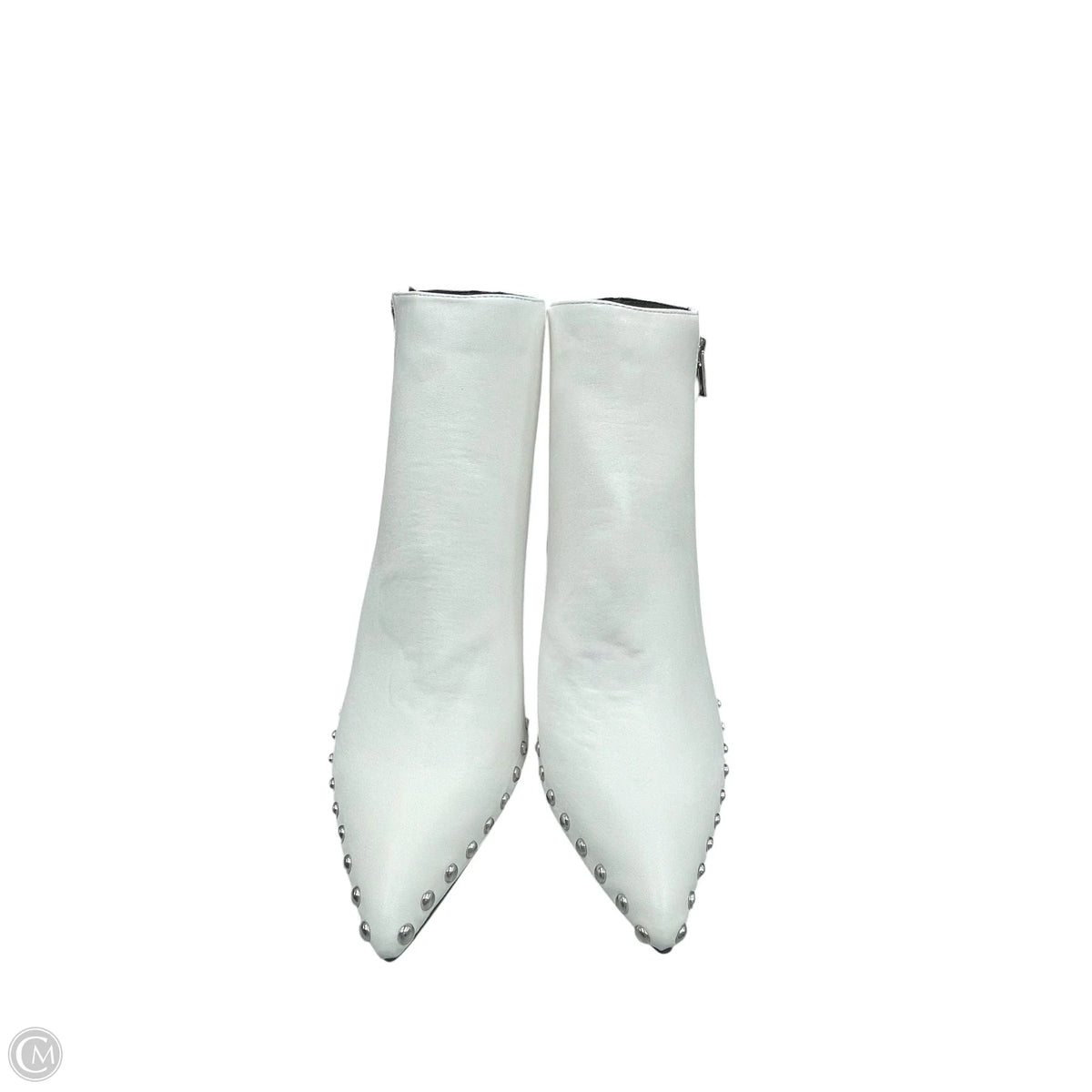 Boots Ankle Heels By Wild Diva In White, Size: 9