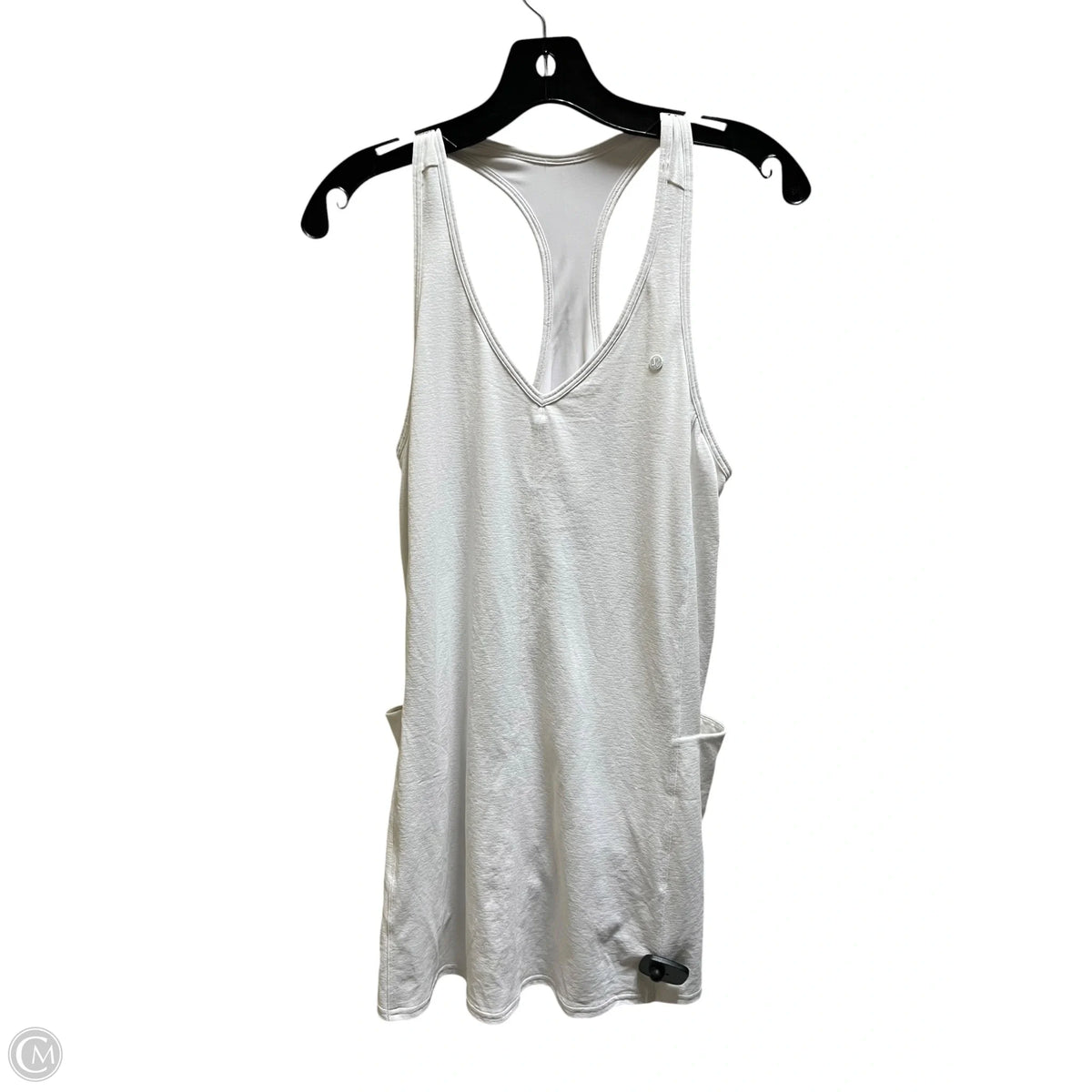 Athletic Dress By Lululemon In White, Size: M