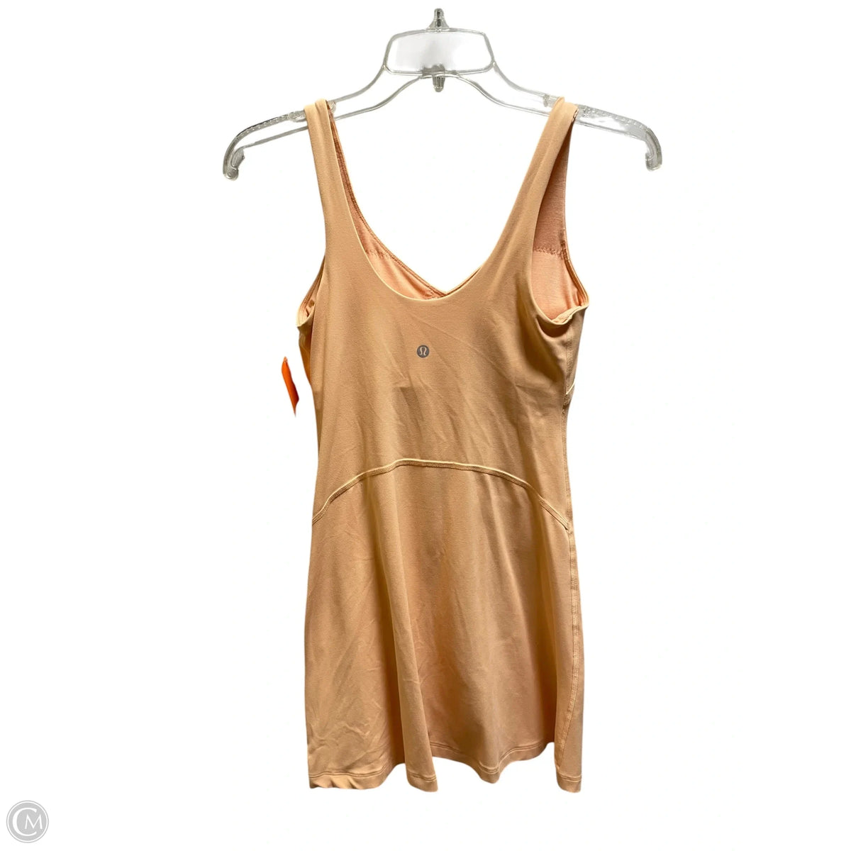 Athletic Dress By Lululemon In Orange, Size: S