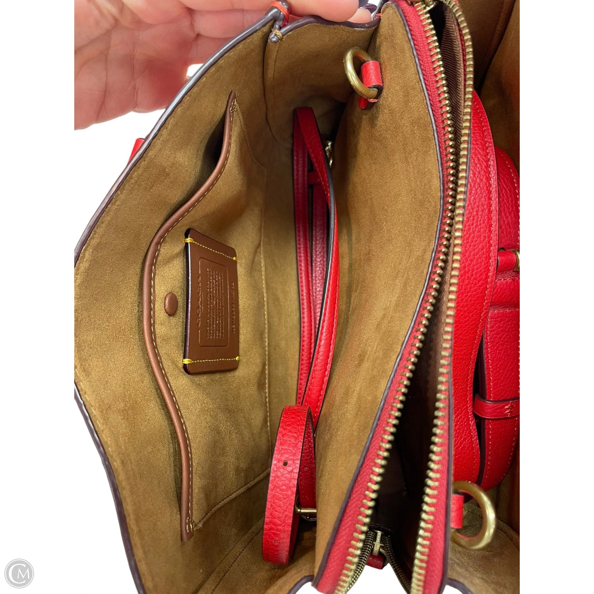 Crossbody Designer By Coach, Size: Medium