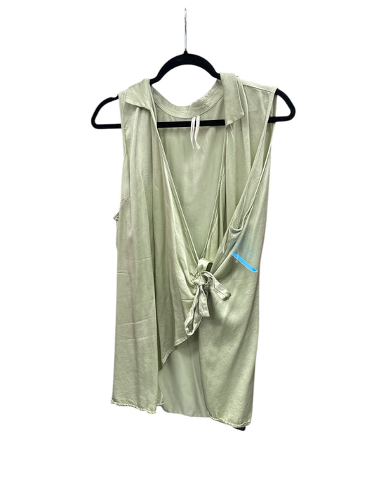 Top Sleeveless By Anthropologie In Green, Size: 2x