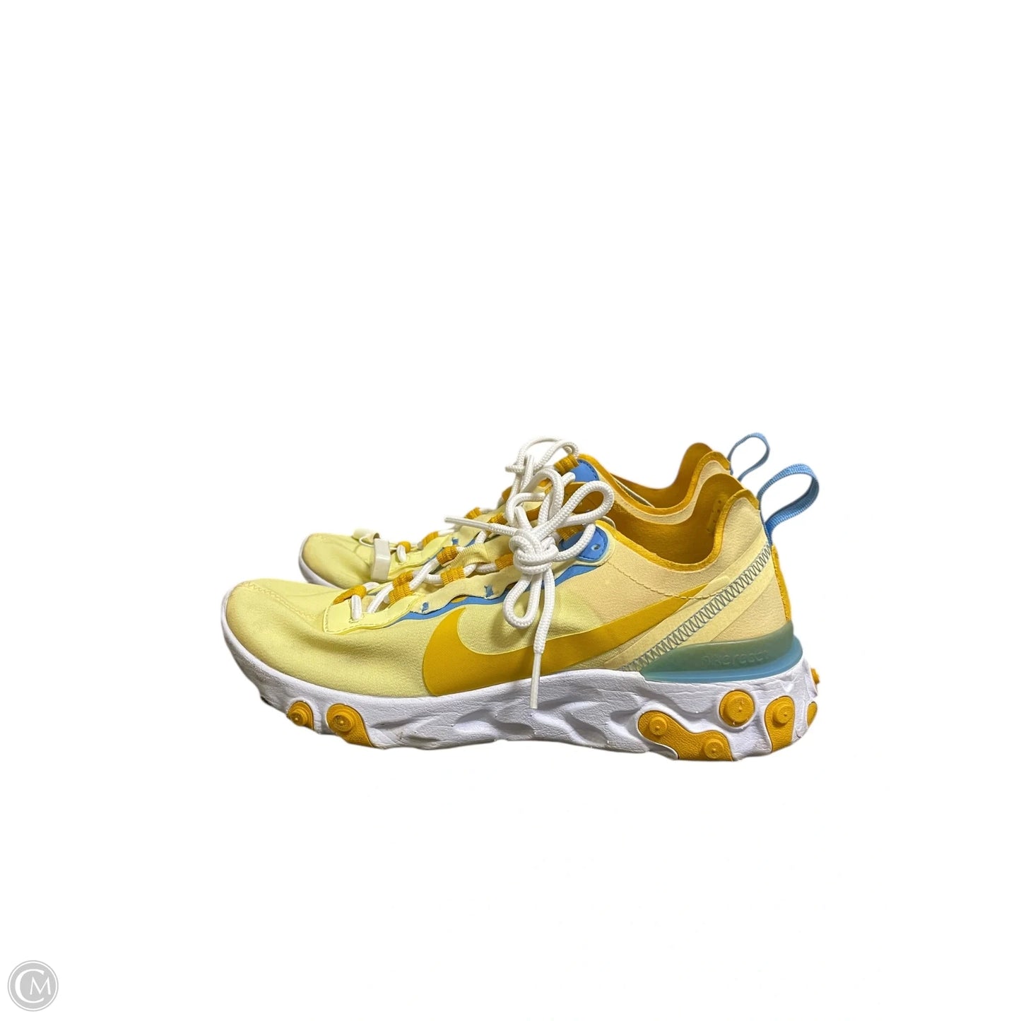 Shoes Athletic By Nike In Yellow, Size: 7.5
