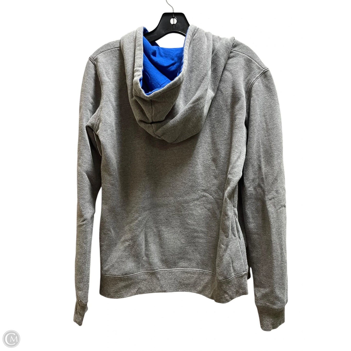 Sweatshirt Hoodie By Clothes Mentor In Grey, Size: M