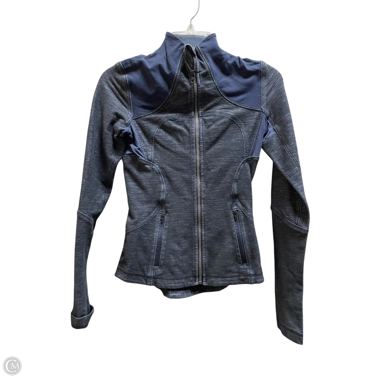 Athletic Jacket By Lululemon In Blue, Size: 2
