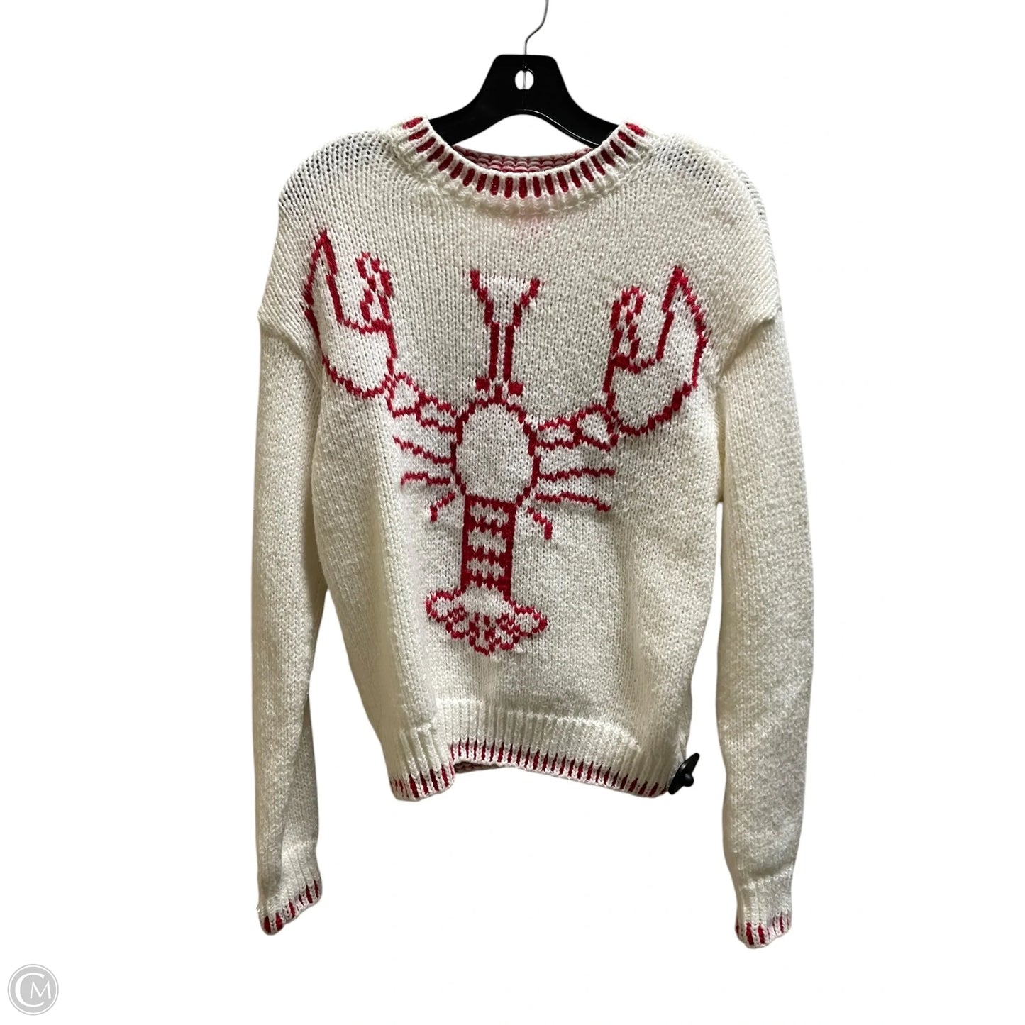 Sweater By Clothes Mentor In White, Size: M