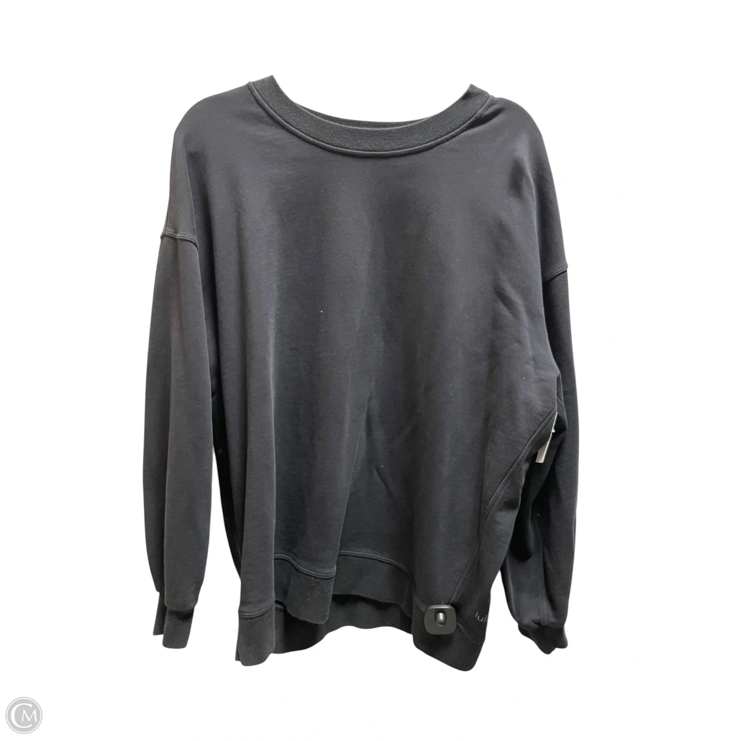 Athletic Sweatshirt Collar By Lululemon In Black, Size: M
