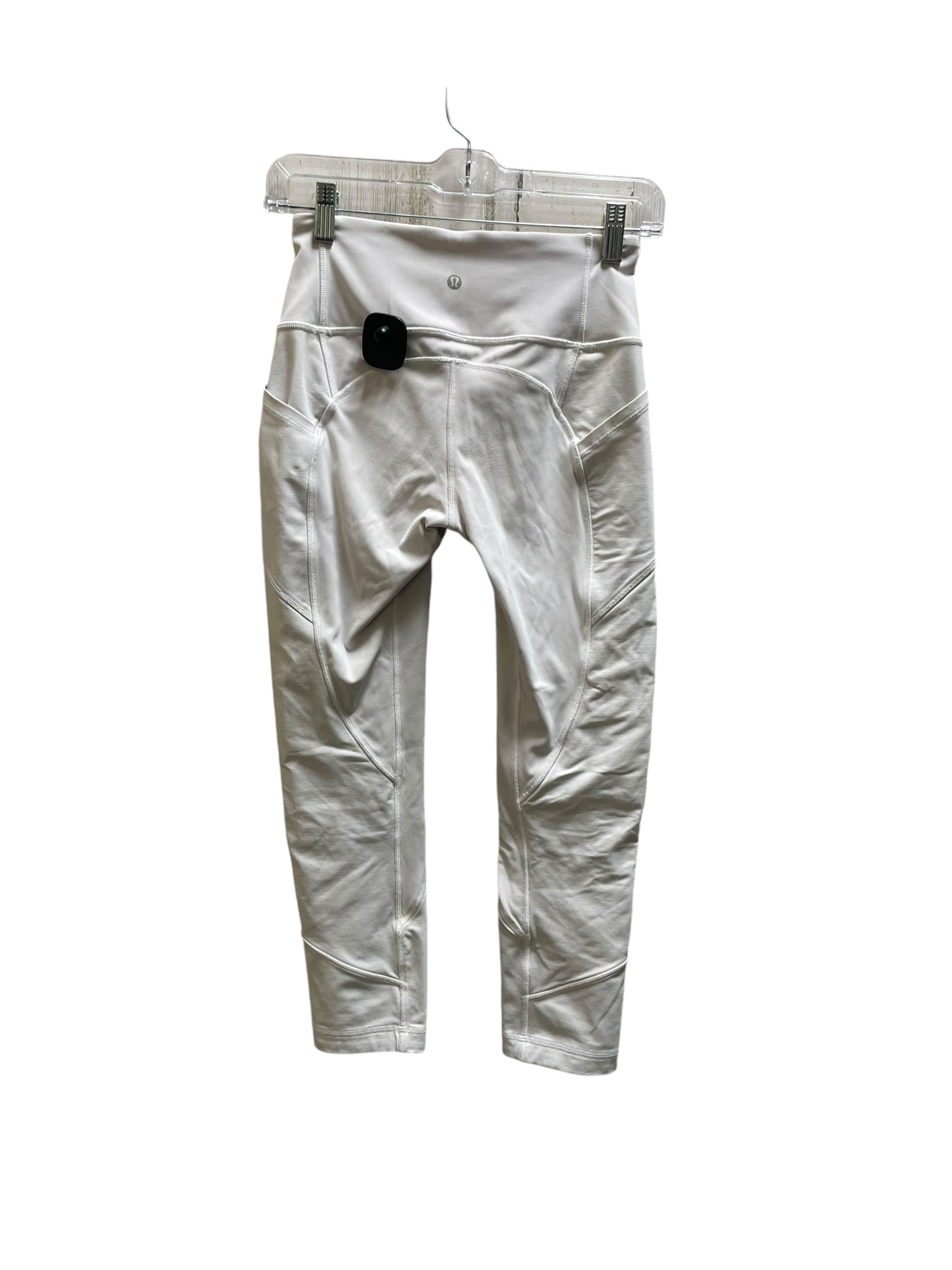 Athletic Leggings By Lululemon In White, Size: 4