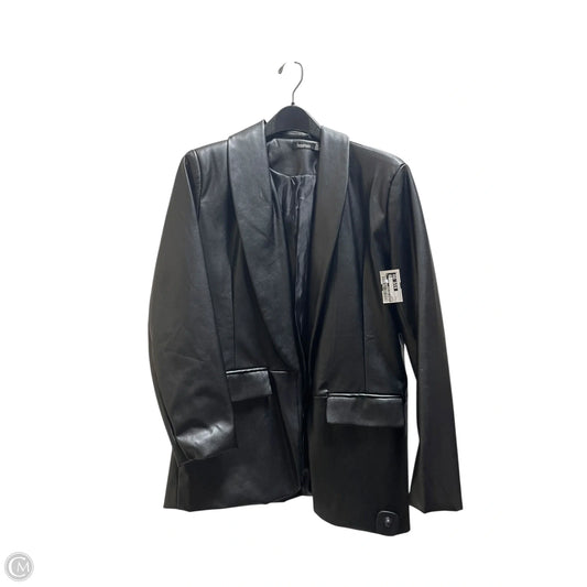 Blazer By Boohoo Boutique In Black, Size: 4