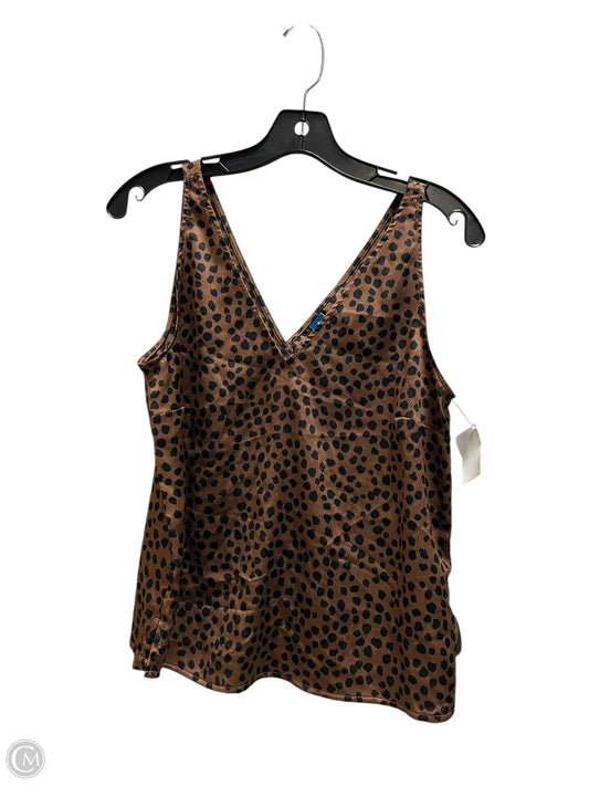 Top Sleeveless By Old Navy In Animal Print, Size: S