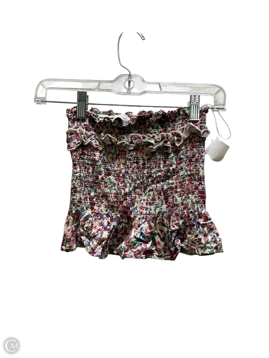 Top Sleeveless By Clothes Mentor In Floral Print, Size: S