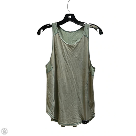Athletic Tank Top By Lululemon In Green, Size: M