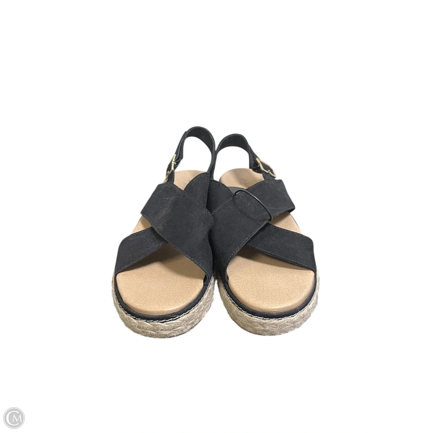 Sandals Heels Platform By Dr Scholls In Black, Size: 7