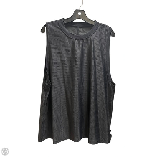 Athletic Tank Top By Lululemon In Black, Size: L