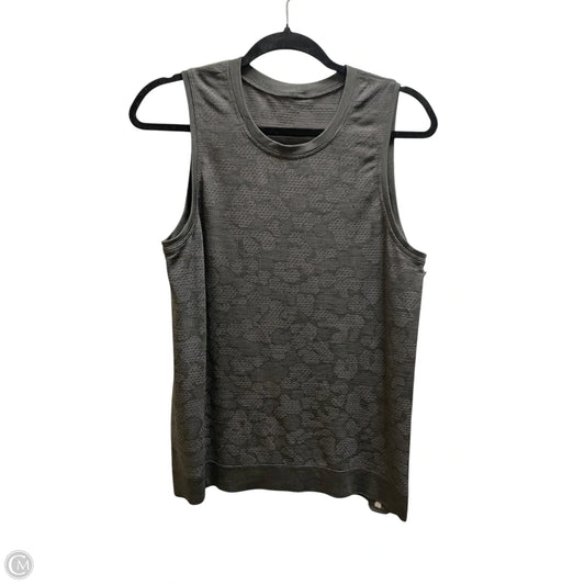 Athletic Tank Top By Lululemon In Grey, Size: L