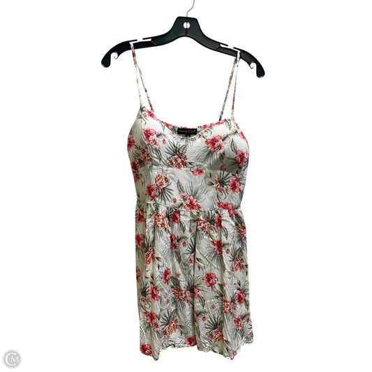 Dress Casual Short By Clothes Mentor In Tropical Print, Size: Xl