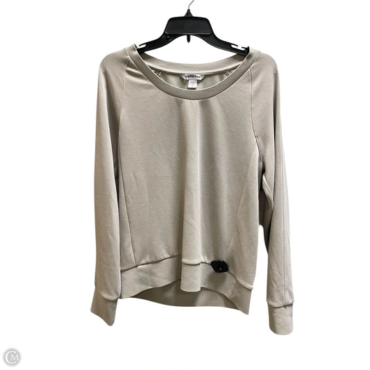 Athletic Sweatshirt Collar By Athleta In Taupe, Size: S