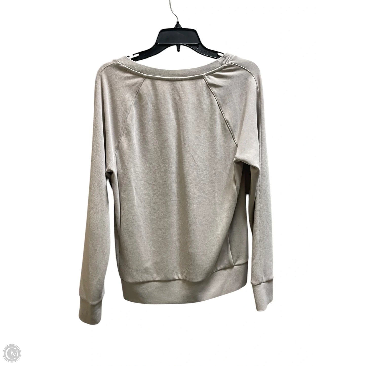 Athletic Sweatshirt Collar By Athleta In Taupe, Size: S