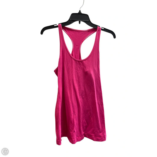 Athletic Tank Top By Lululemon In Pink, Size: L