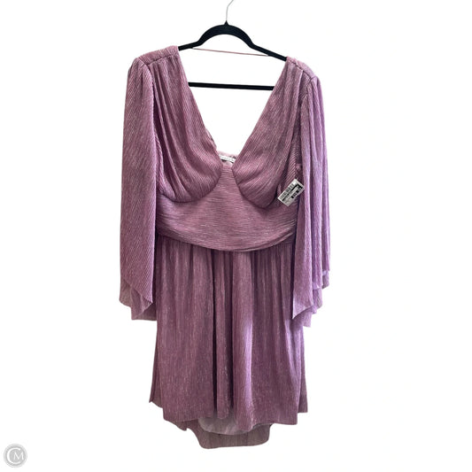 Dress Casual Short By Clothes Mentor In Pink, Size: Xl