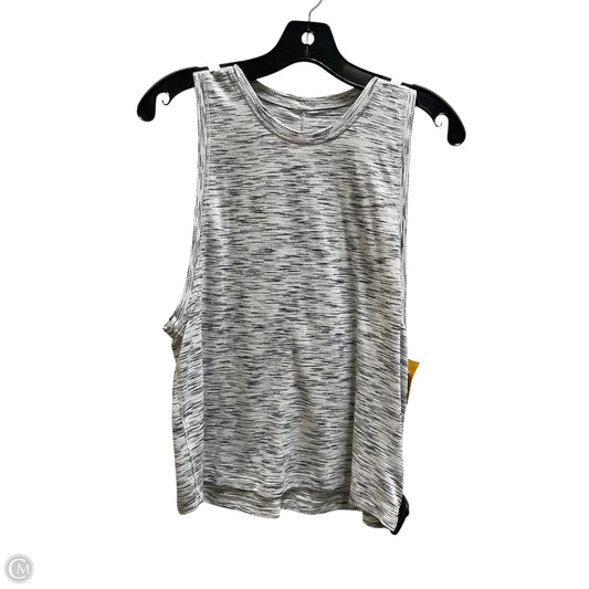 Athletic Tank Top By Lululemon In Grey, Size: S
