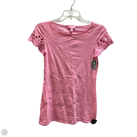 Top Sleeveless Designer By Lilly Pulitzer In Pink, Size: Xs