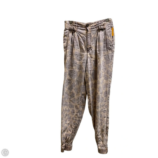 Jeans Cropped By Anthropologie In Animal Print, Size: 6