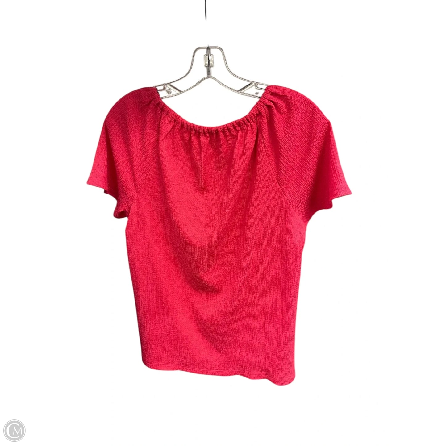 Top Short Sleeve Designer By Michael Kors In Pink, Size: M