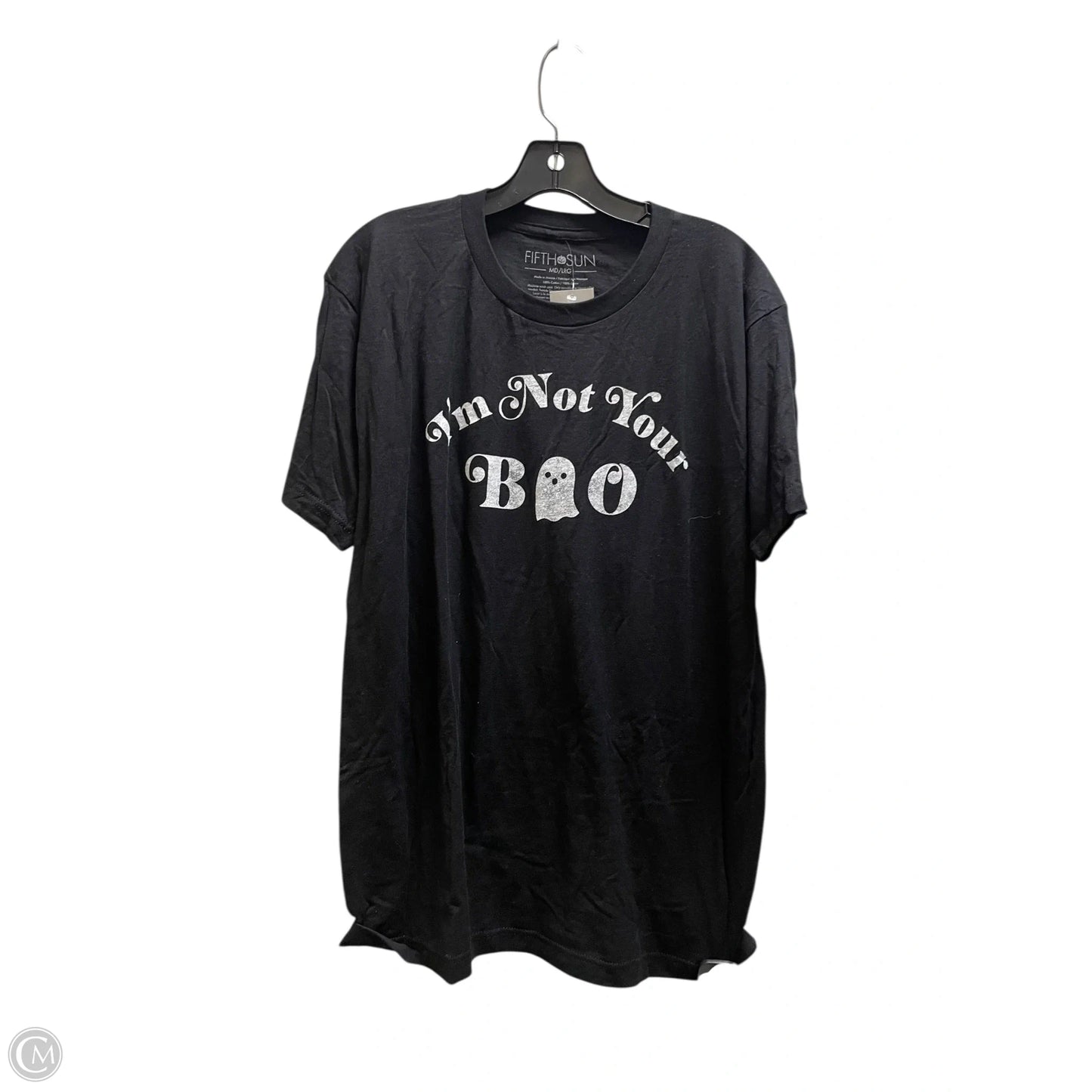 Top Short Sleeve By Fifth Sun In Black, Size: M