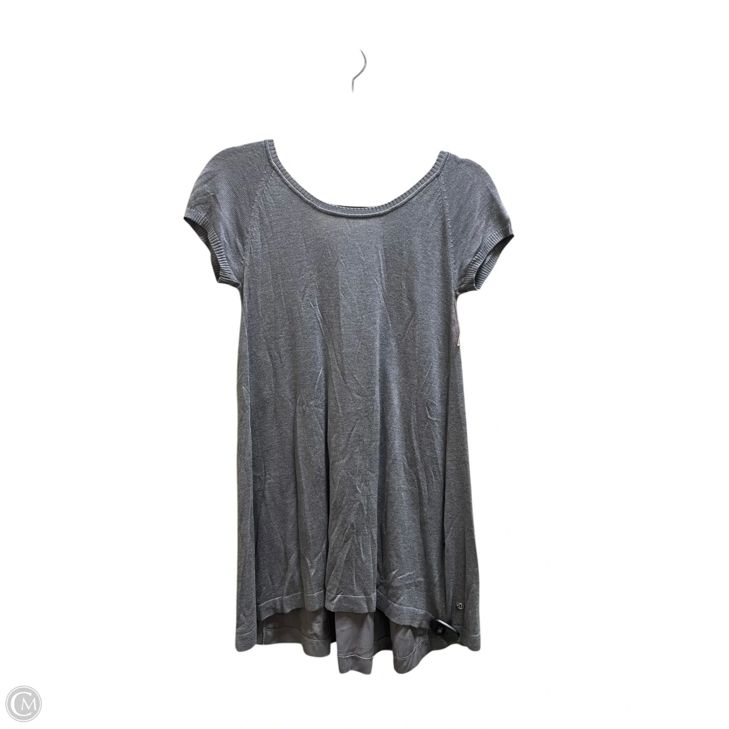 Top Short Sleeve By Lululemon In Grey, Size: 4