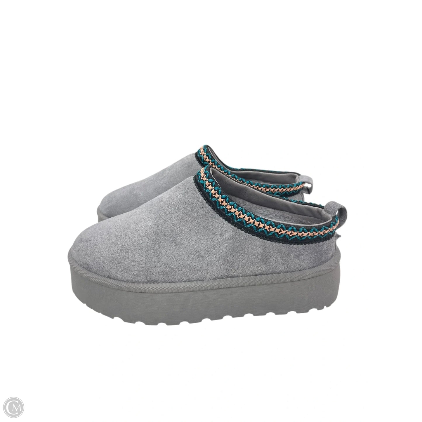 Shoes Flats By Clothes Mentor In Grey, Size: 11