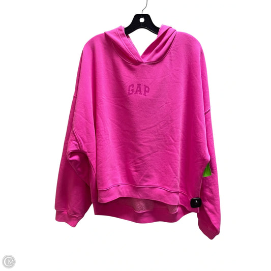 Sweatshirt Hoodie By Gap In Pink, Size: Xl