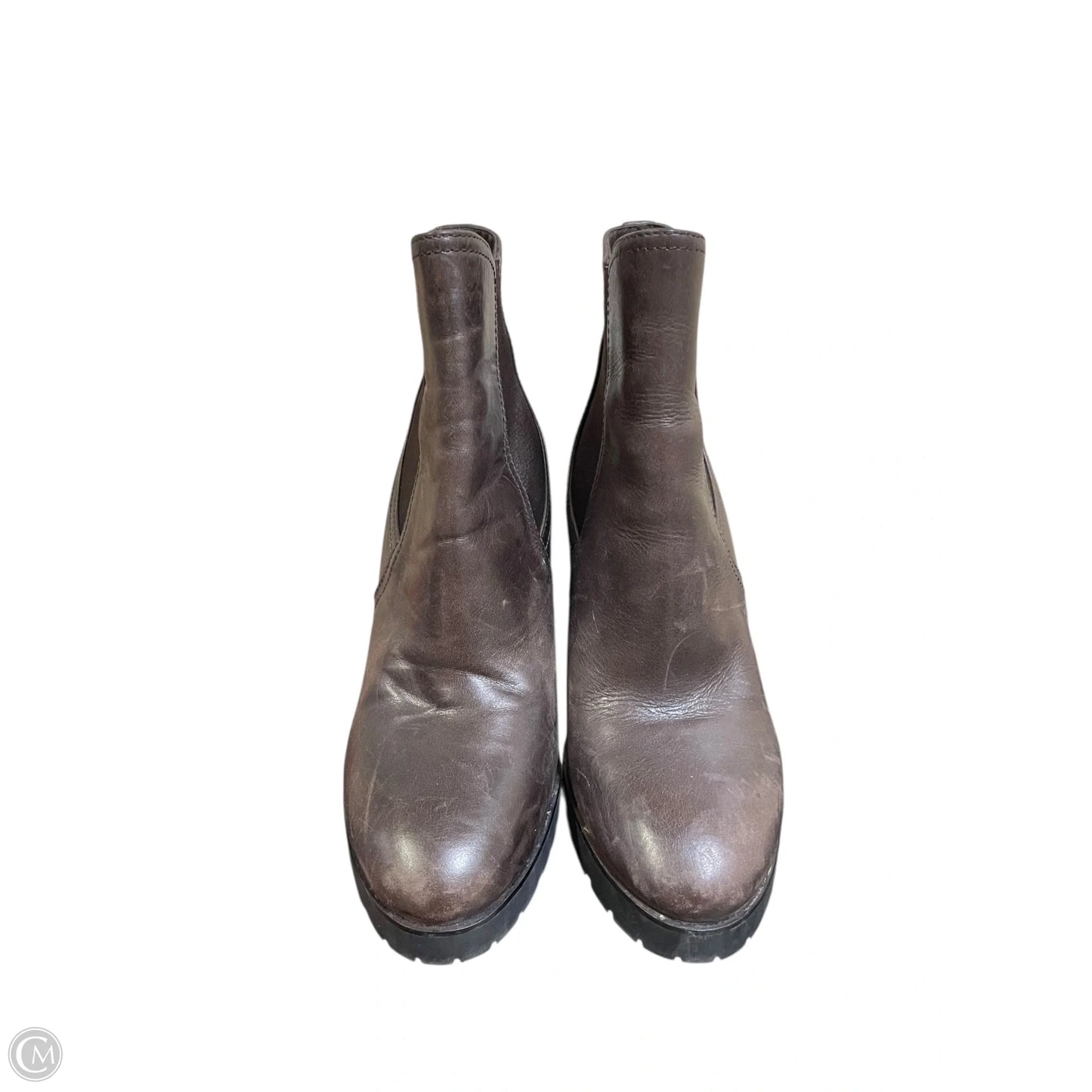 Boots Ankle Heels By Michael Kors In Brown, Size: 8