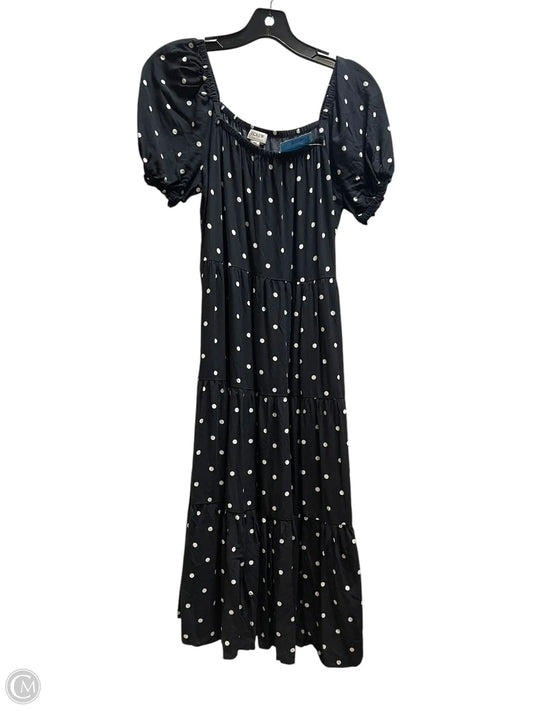 Dress Casual Maxi By J. Crew In Black, Size: Xs