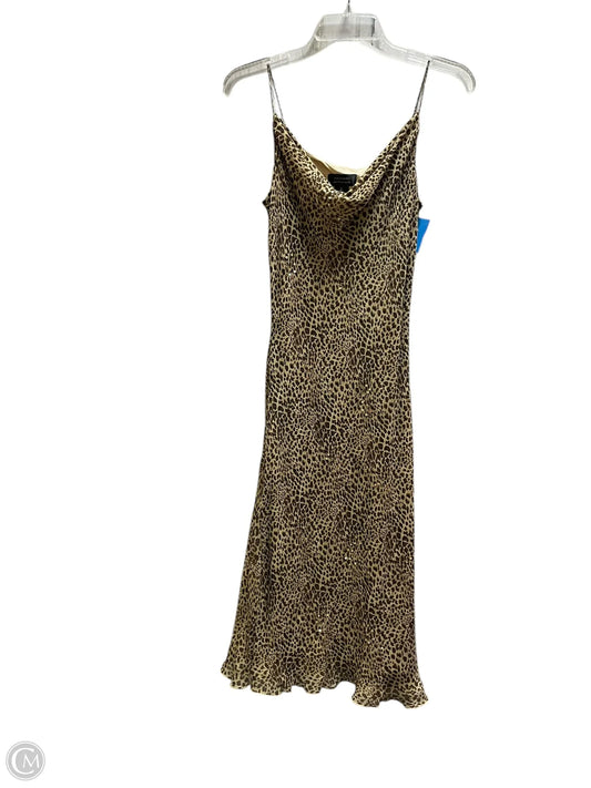 Dress Casual Midi By Clothes Mentor In Animal Print, Size: 6